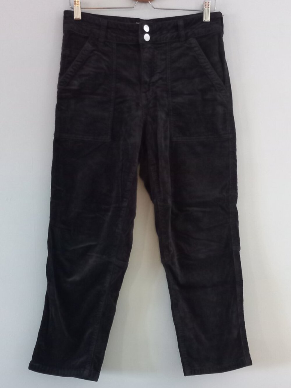 PILCRO Anthropologie dark chocolate brown cords